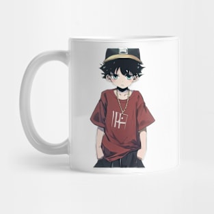 Hip hop style anime boys funny Mug